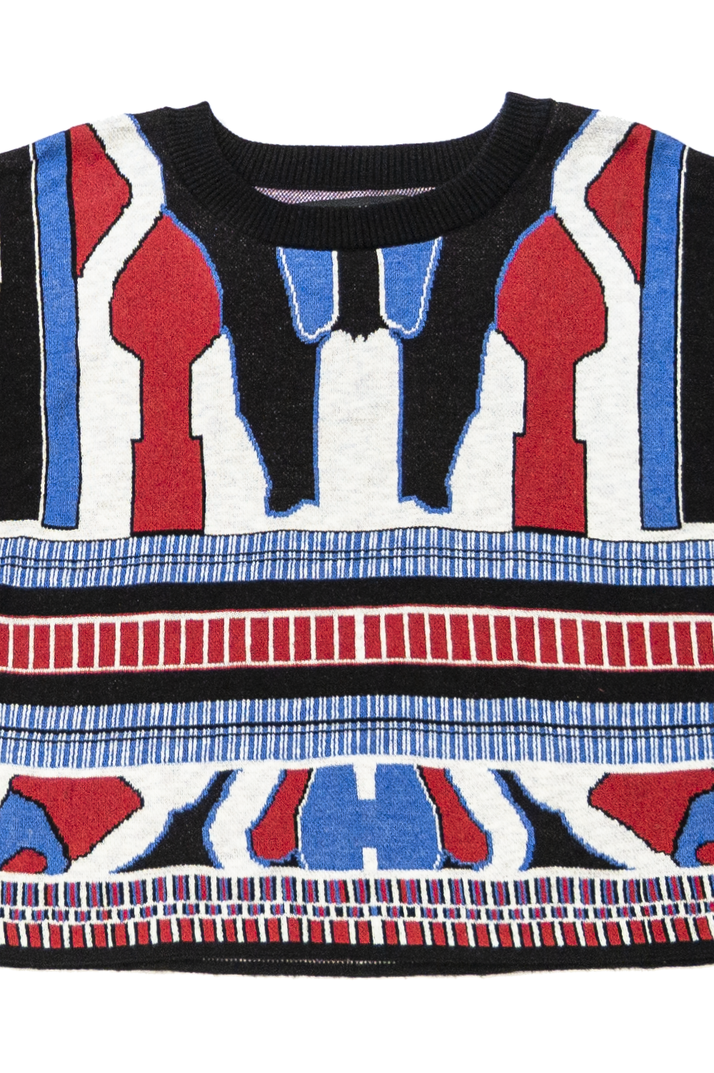 Knitwear Jacquard Sweater with geometric pattern image 1