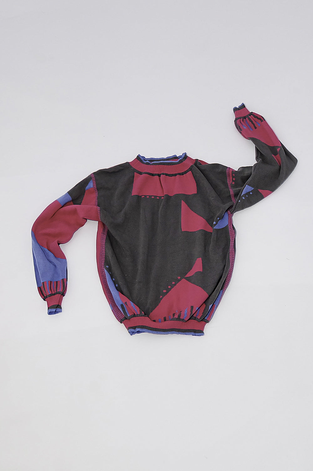 Knitwear Jacquard Sweater with geometric pattern image 2