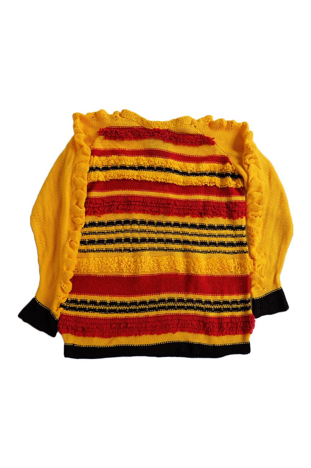 Oversized Knitwear Sweater knitted by hand machine image 1