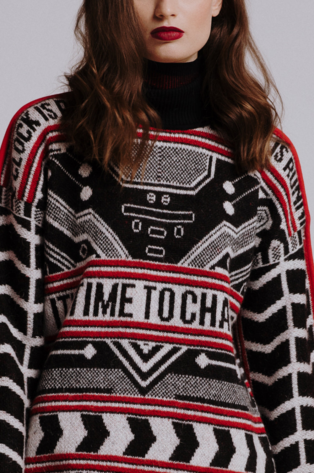 LETTRING KNITWEAR JACQUARD SWEATER image 0