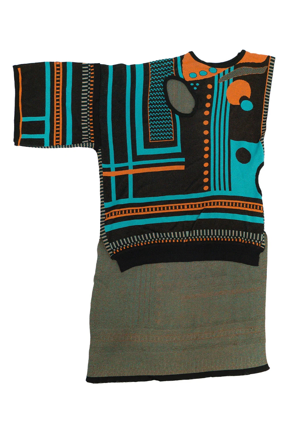 Knitwear Jacquard Bauhaus Asymmetric Sweater image 1