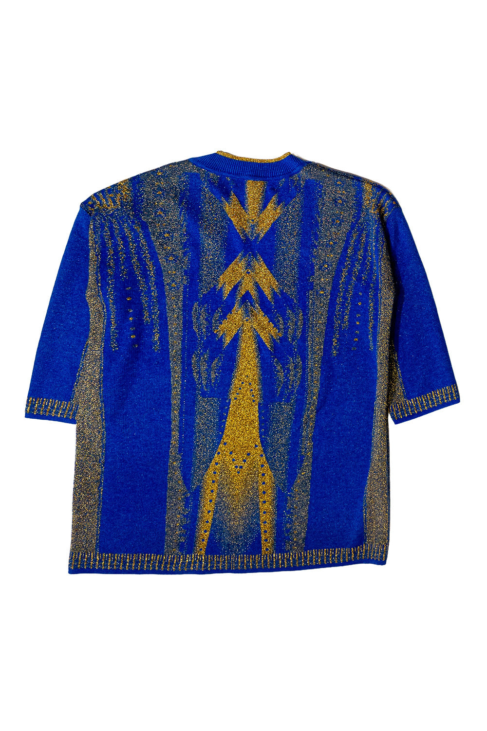 Gold Body Jacquard Cardigan image 3