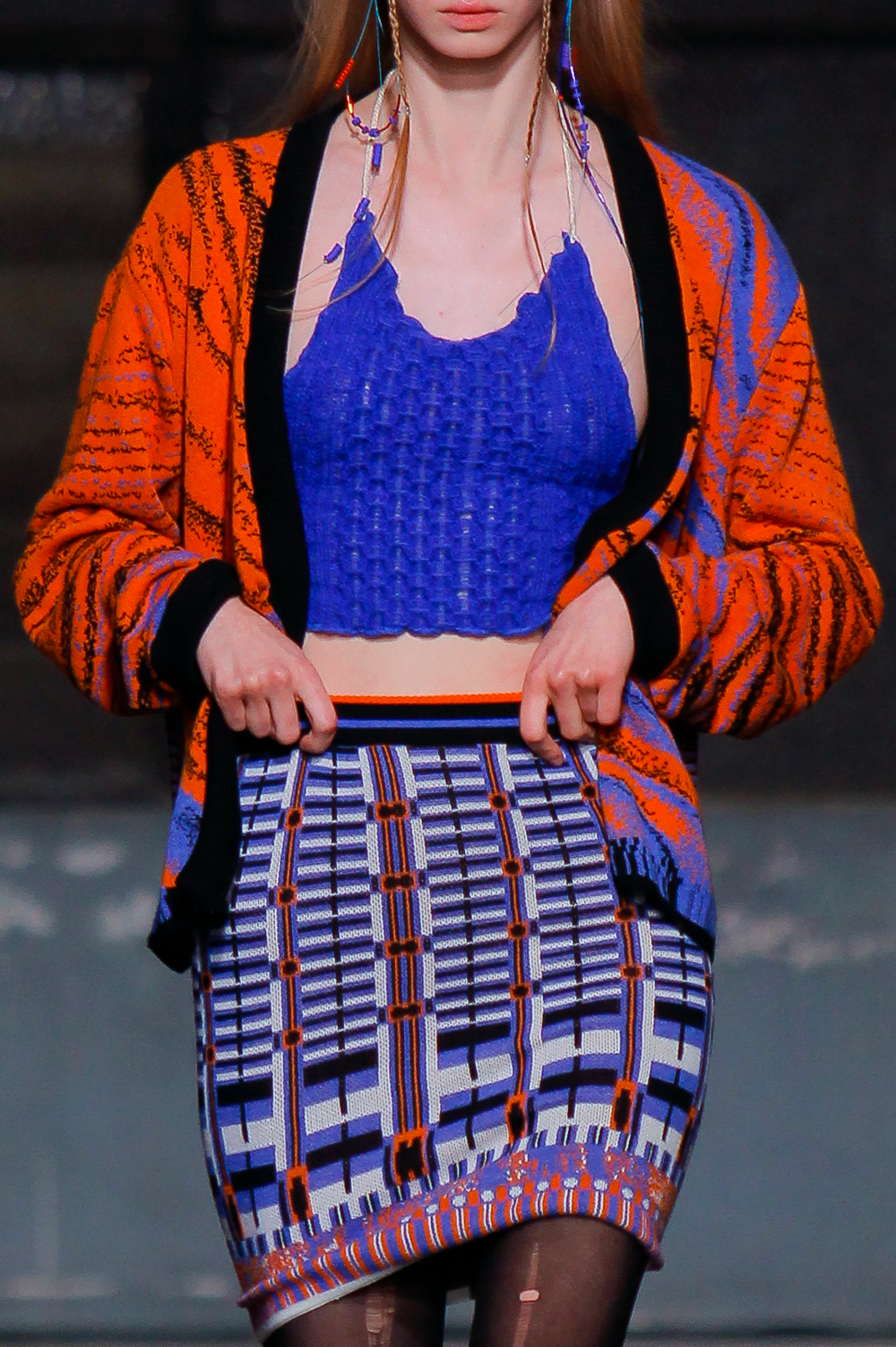 Knitwear Jacquard Colorful Cardigan image 0
