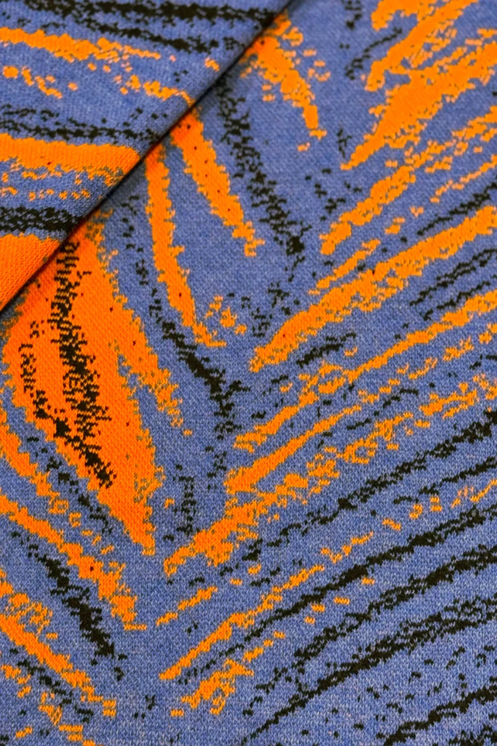 Colorful Orange and Blue Scarf image 2