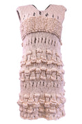 HAND KNIT DRESS WITH DIFFERENT STITCHES image 0