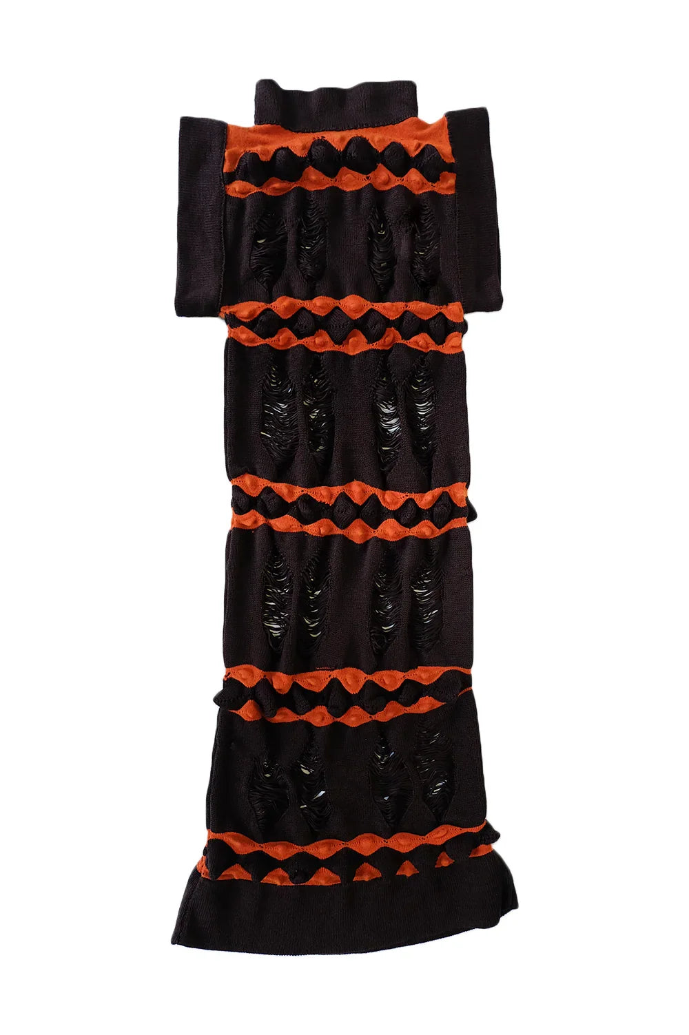 Knitwear Long Dress knitted by hand machine image 1