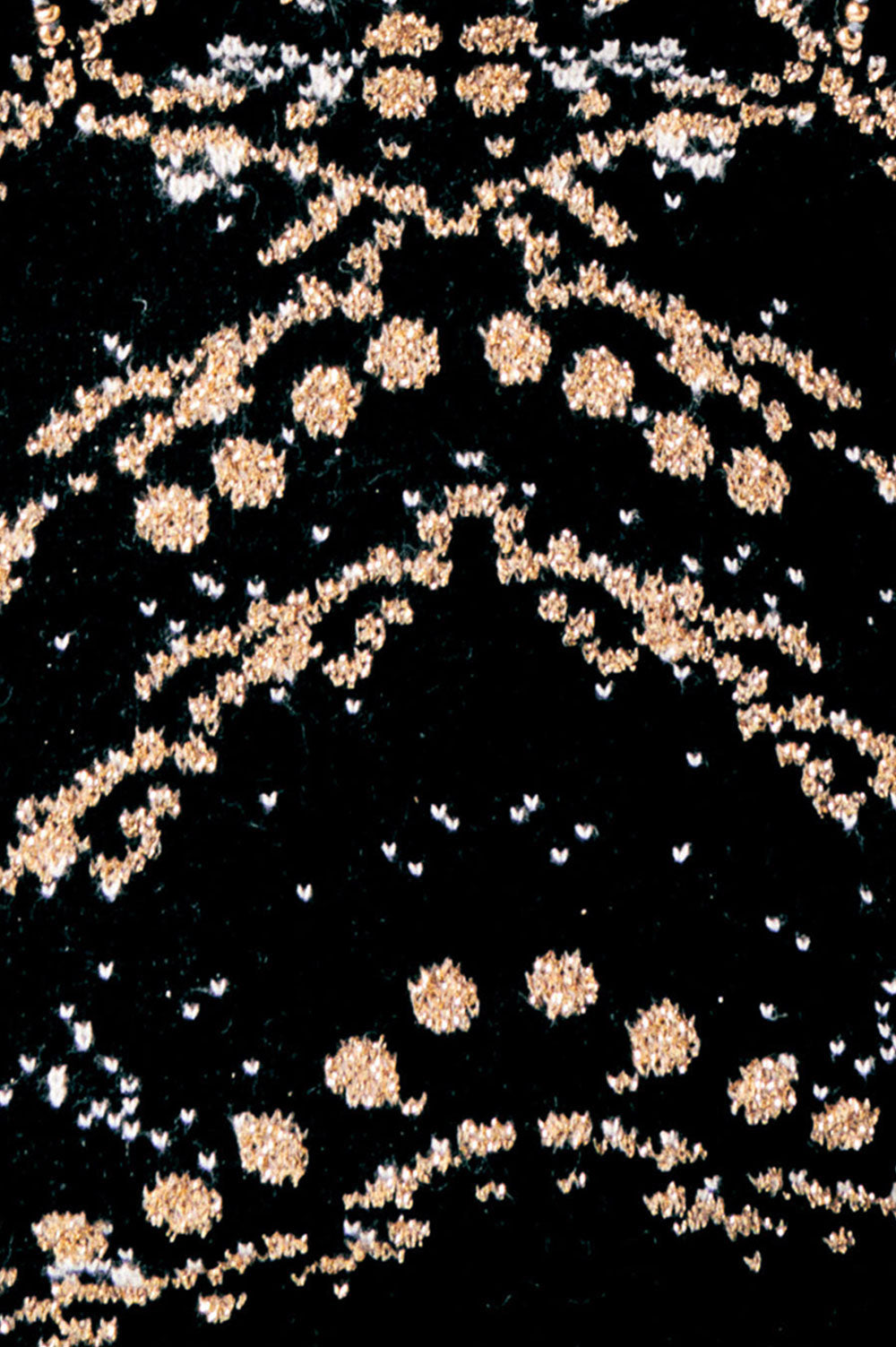 JACQUARD TOP WITH STONES EMBROIDEY DETAIL image 2