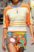 Kid Textured Stripes Sweater image 0