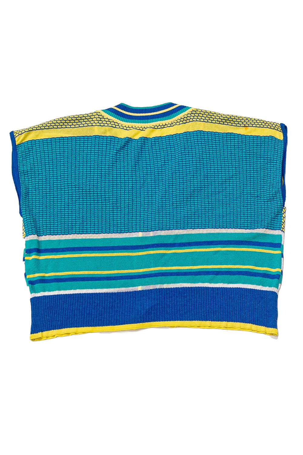 Sky Textured Stripes Vest image 3
