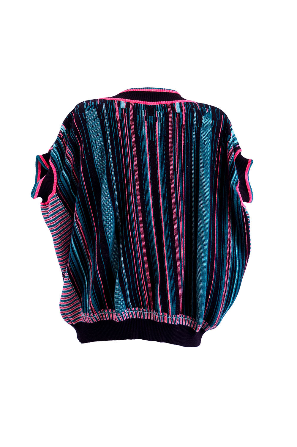 JACQUARD VEST WITH VERTICAL STRIPES image 5