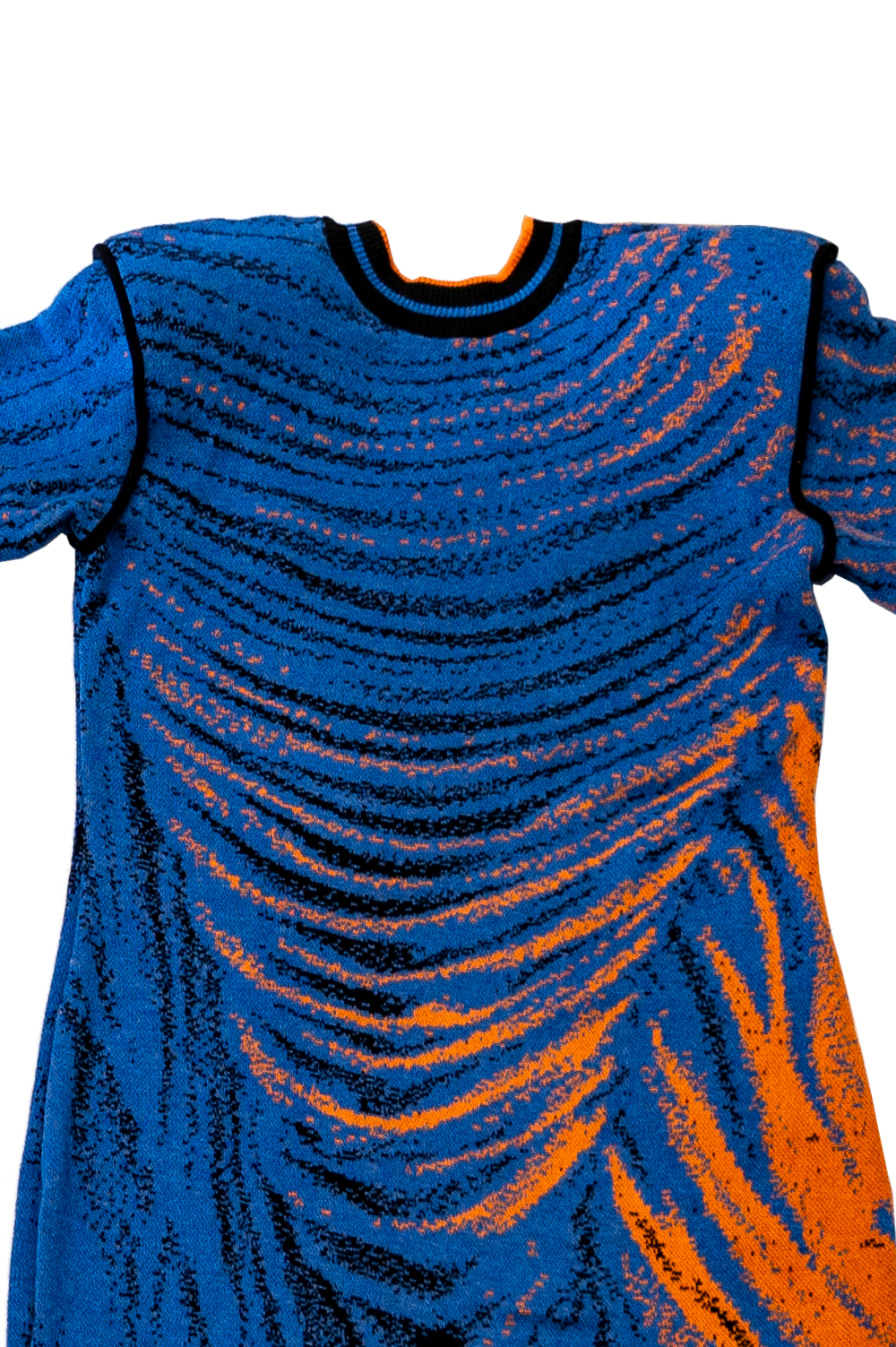 Knitwear Jacquard Longsleeve Dress with shoulder pads image 3