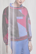 Knitwear Jacquard Sweater with geometric pattern image 0