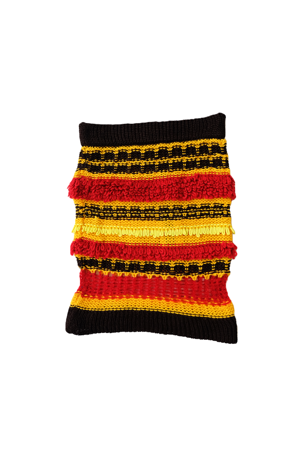 Knitwear Short Skirt knitted by hand machine image 2
