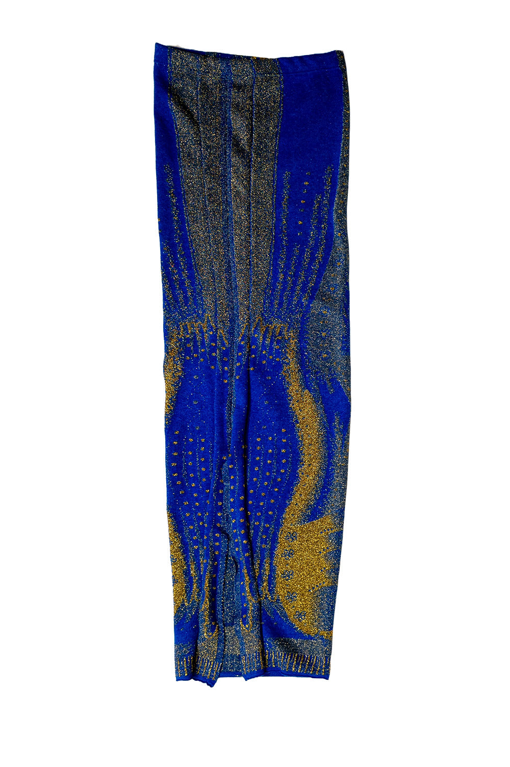Gold Body Jacquard Extra Long Skirt image 3