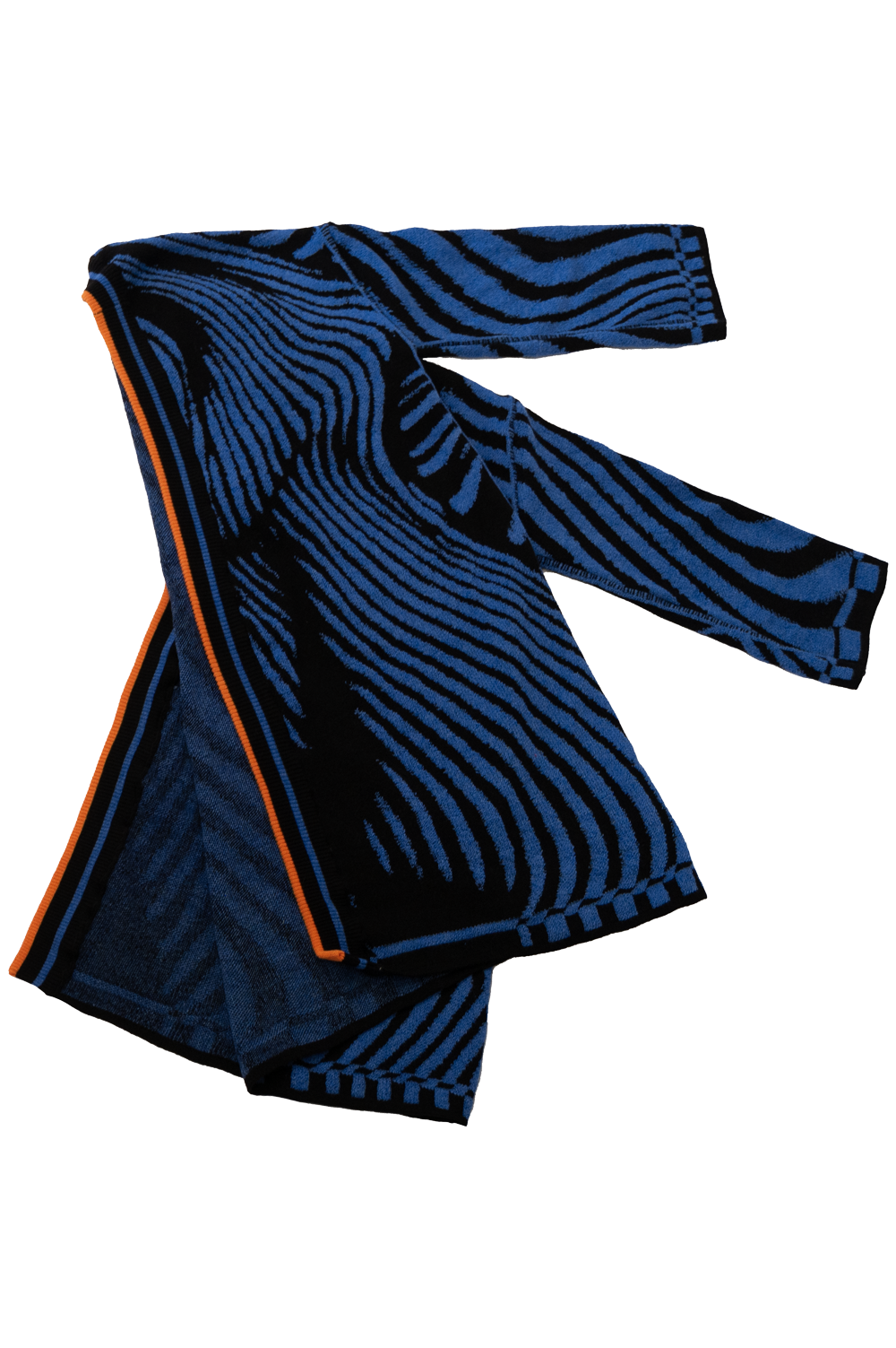 Knitwear Jacquard Cardigan with shoulder pads image 4