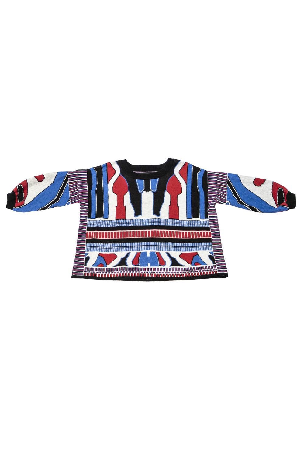Knitwear Jacquard Sweater with geometric pattern image 2