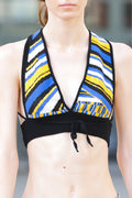Knitwear Jacquard Illusion Top With Black Rib image 0
