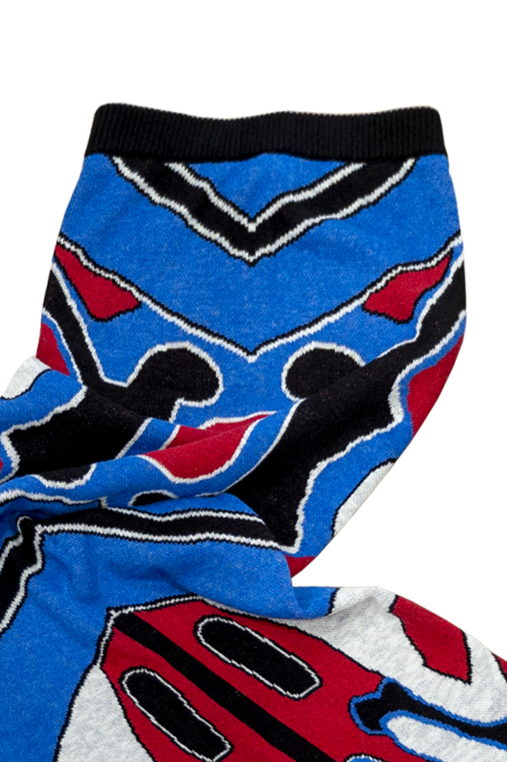 Knitwear Jacquard Skirt with back slit image 4