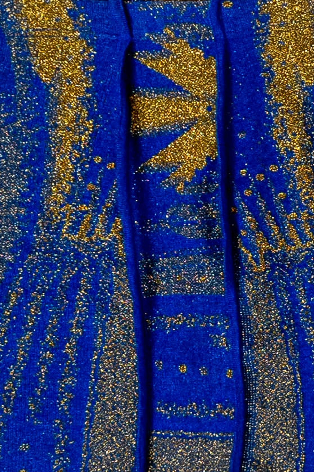 Gold Body Jacquard Mini Skirt image 2