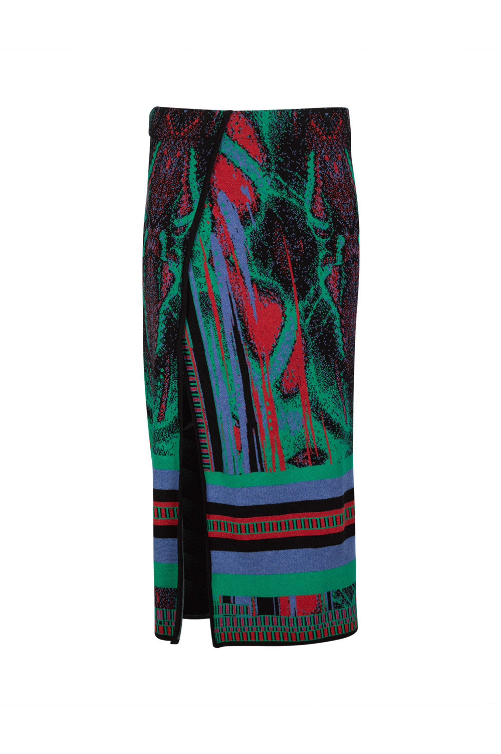 KNITWEAR JACQUARD COLORFUL SKIRT image 2