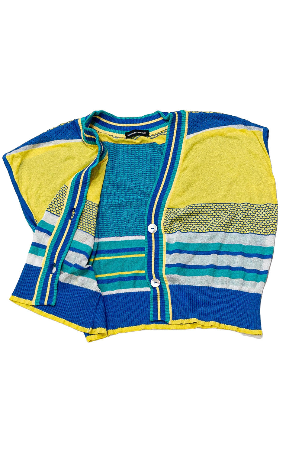 Sky Textured Stripes Vest image 2