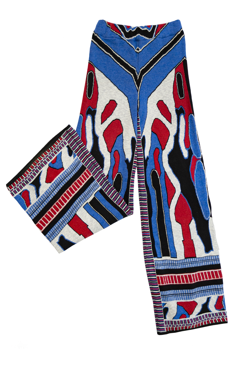 Knitwear Jacquard Male Trousers image 3