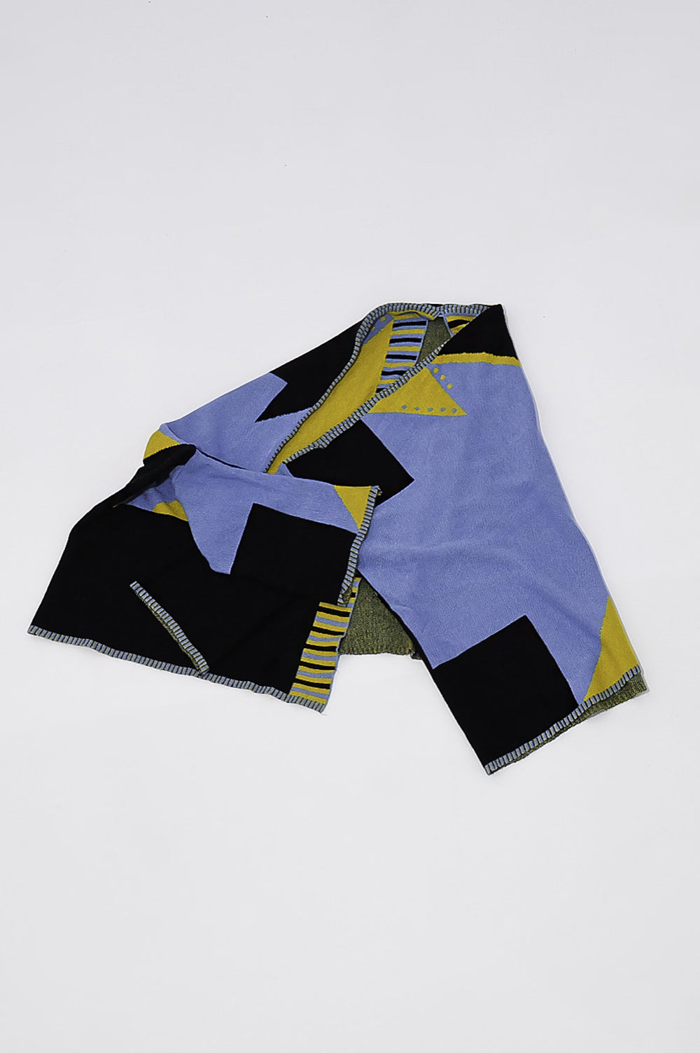 JACQUARD KNITWEAR SHORT KIMONO image 3