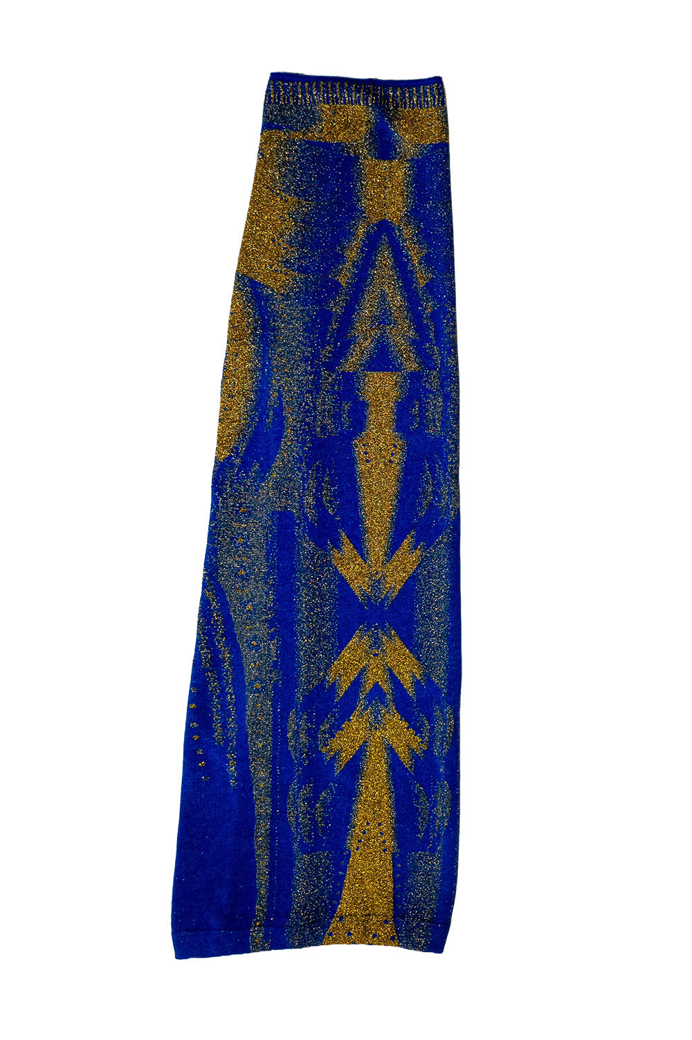Gold Body Jacquard Extra Long Skirt image 2