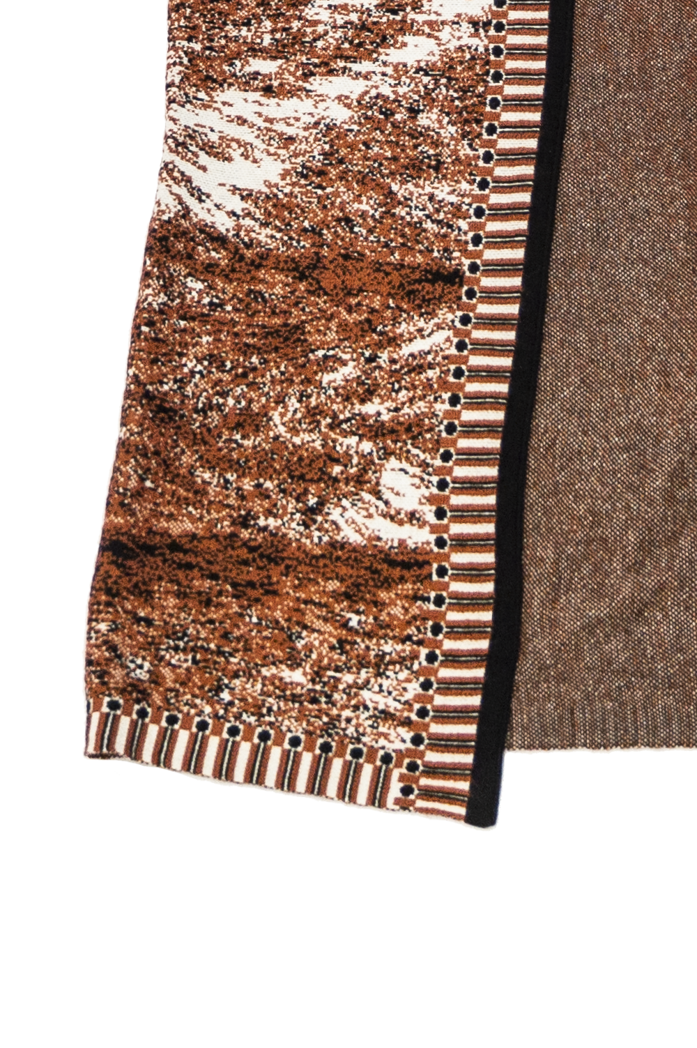 Knitwear Jacquard Long Cardigan image 1