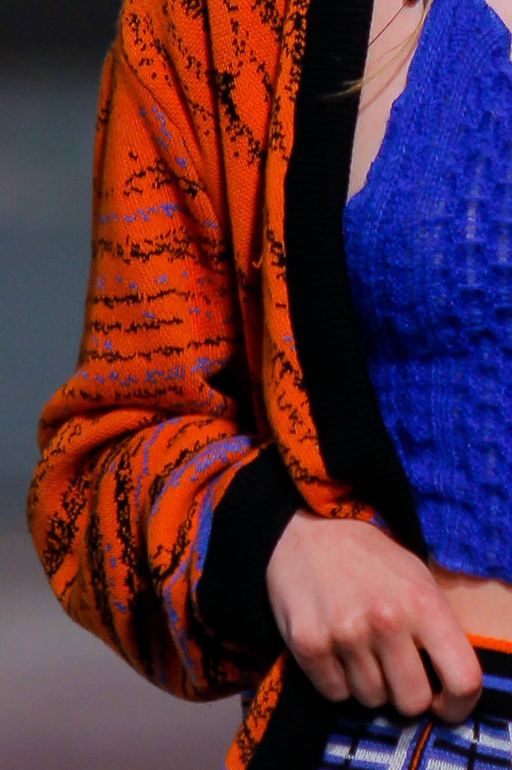 Knitwear Jacquard Colorful Cardigan image 1