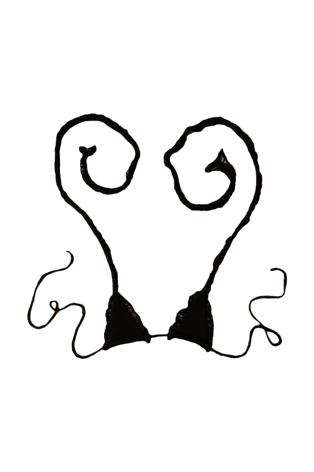 Knitwear Bikini knitted by hand machine image 1