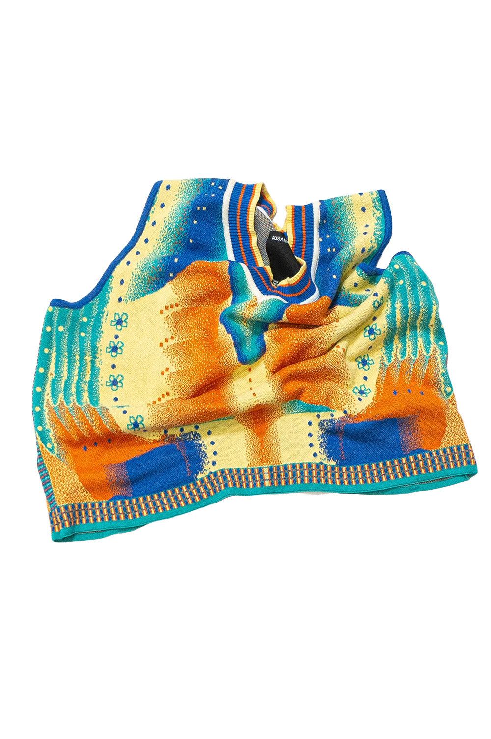 Jacquard Body Vest with V-neck image 1