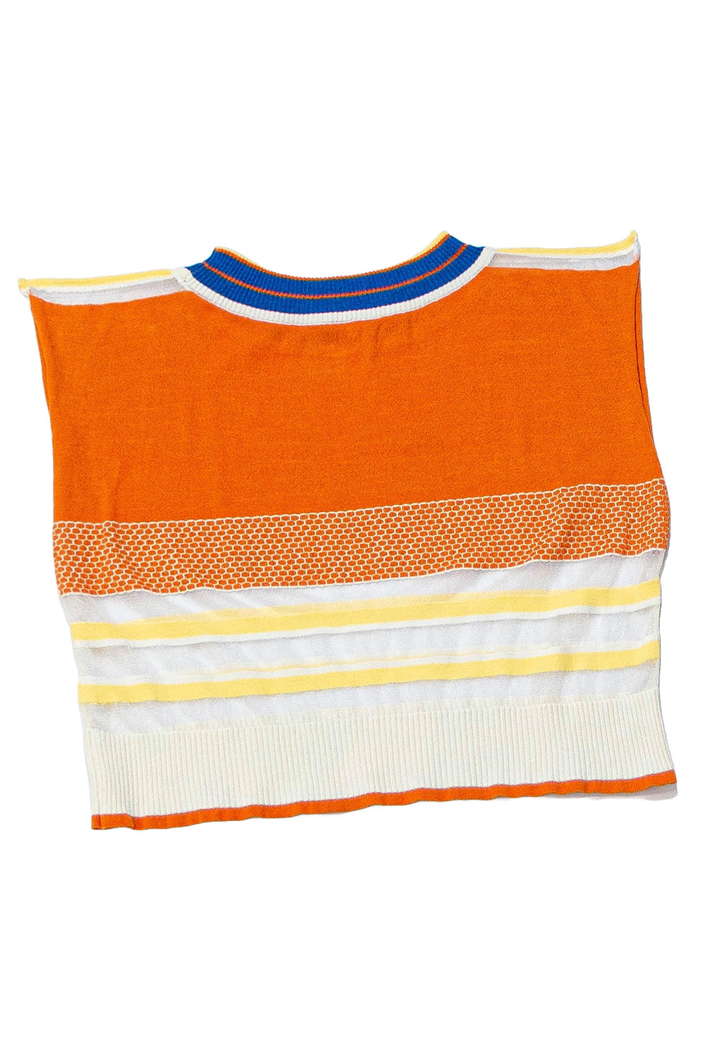 Textured Stripes Sleeveless Top image 2