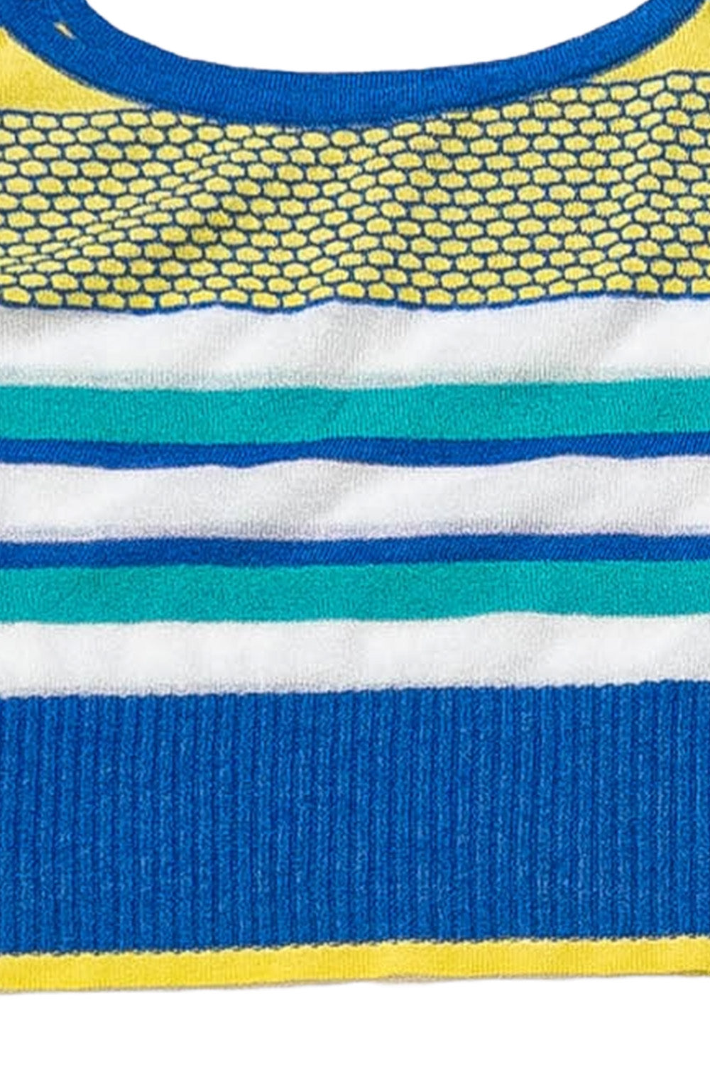 Sky Textured Stripes Top image 3