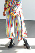 KNITWEAR JACQUARD COLORFUL TROUSERS image 0