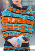 Knitwear top knitted by hand machine image 0