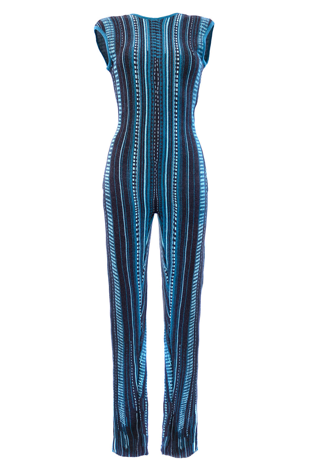 JACQUARD JUMPSUIT WITH OPEN BACK image 4