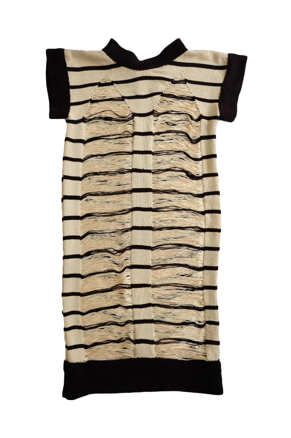 Knitwear Long Dress knitted by hand machine image 2
