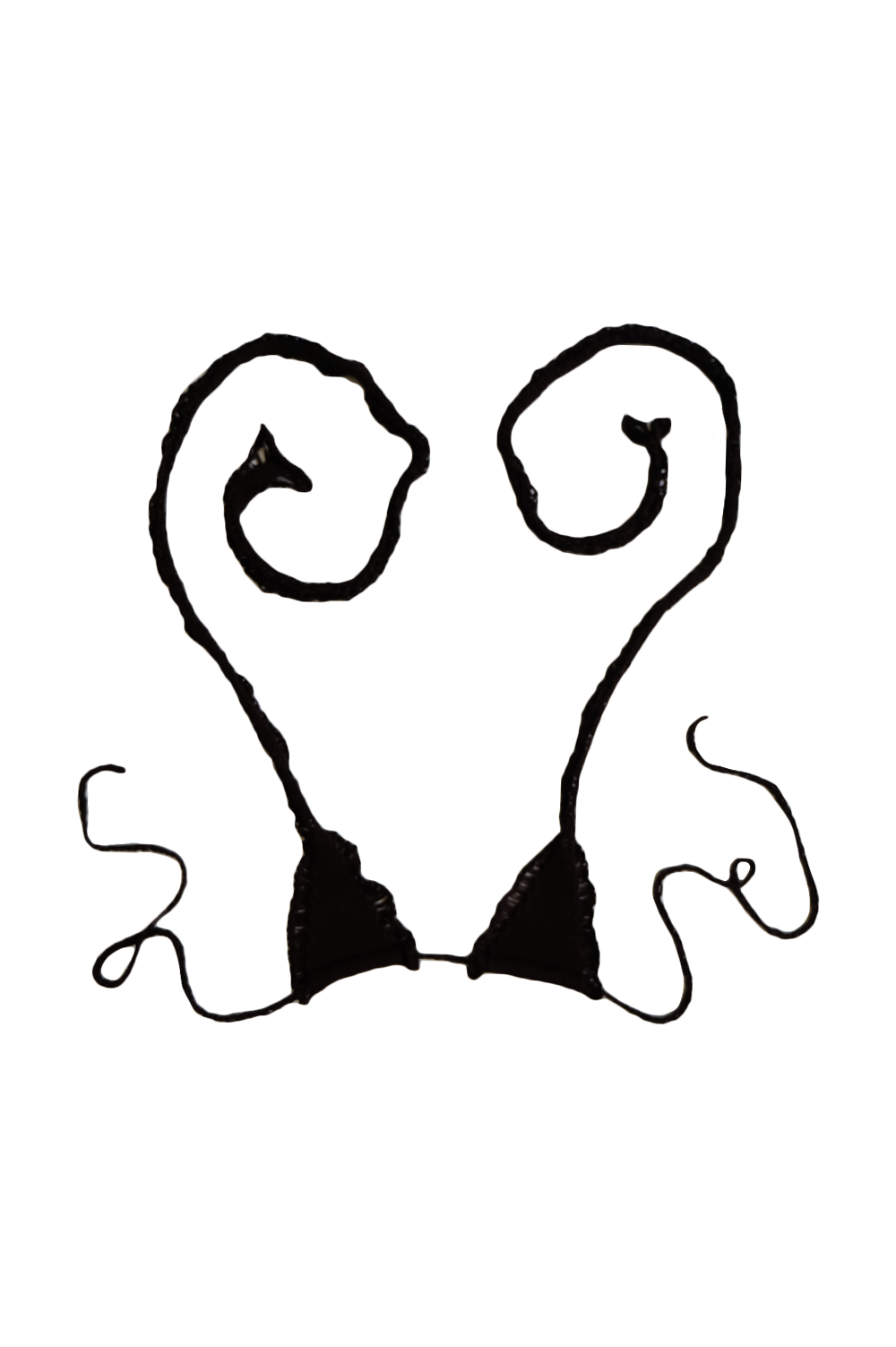 Knitwear Bikini knitted by hand machine image 2
