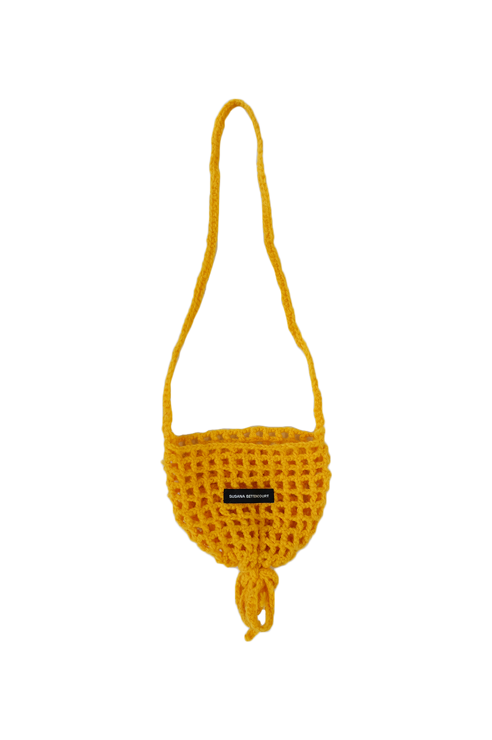 Yellow Crochet Cup Holder image 1