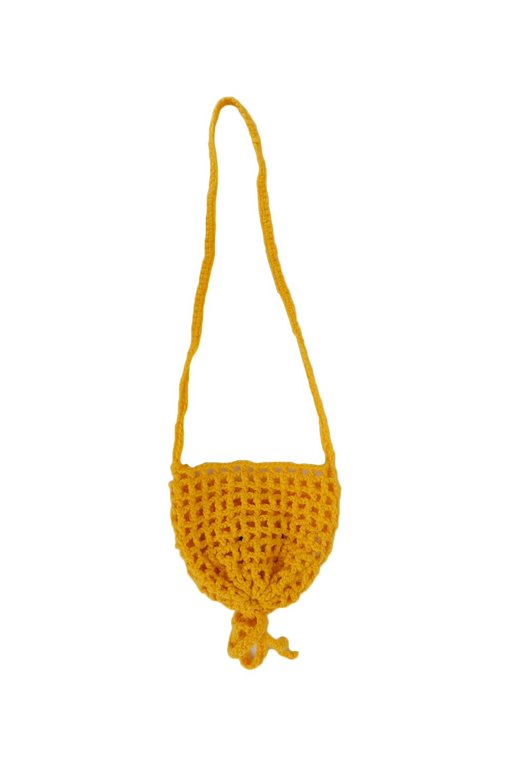 Yellow Crochet Cup Holder image 2