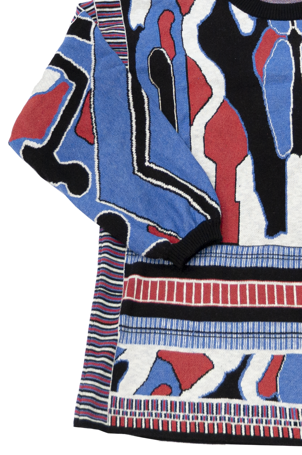 Knitwear Jacquard Men's Sweater with geometric pattern image 1