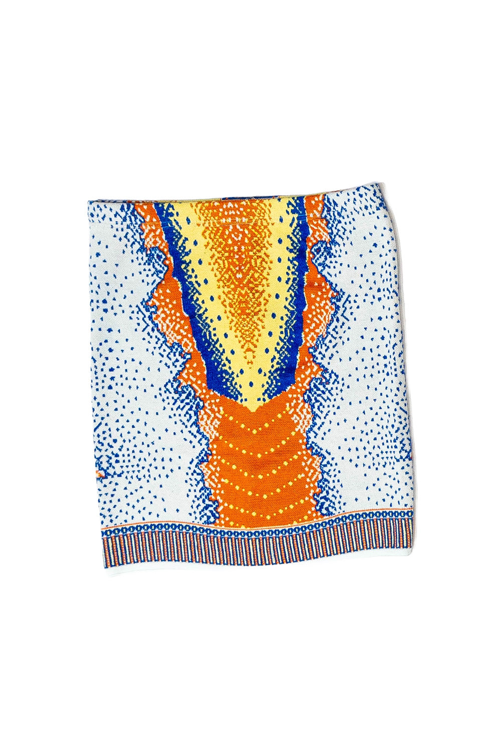 mini jacquard skirt with clowd pattern image 1