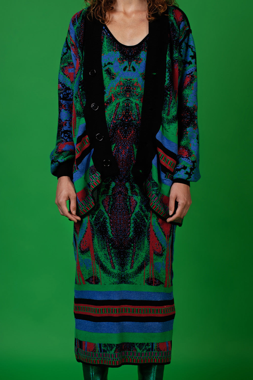KNITWEAR JACQUARD COLORFUL JACKET image 2