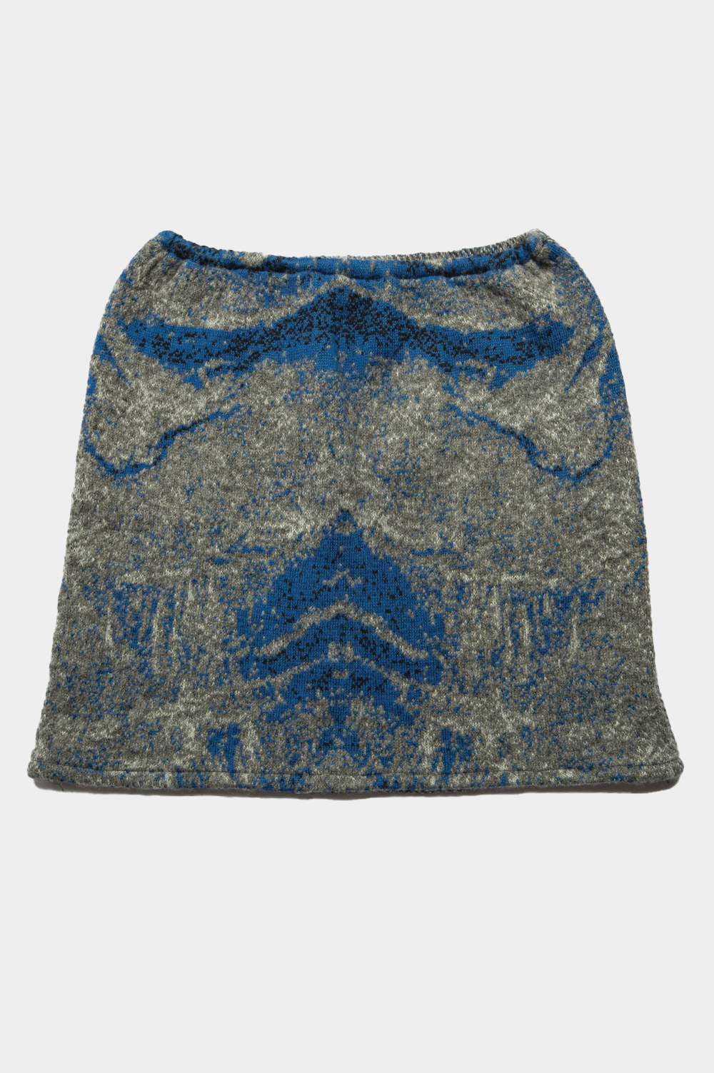 Jacquard knit short skirt image 0