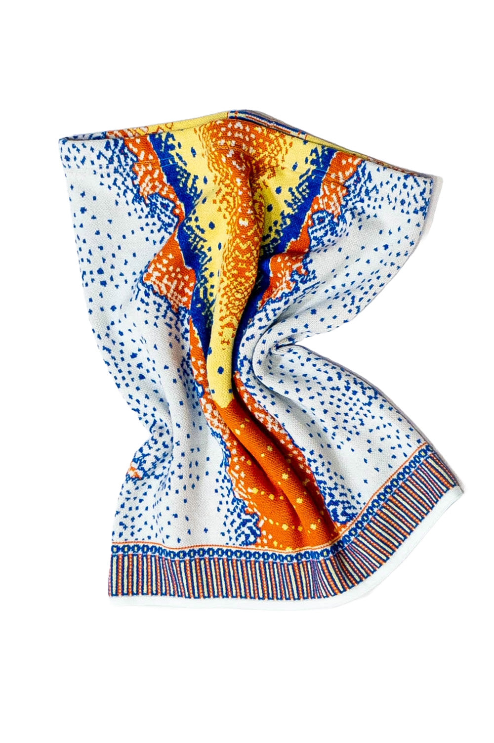 mini jacquard skirt with clowd pattern image 2