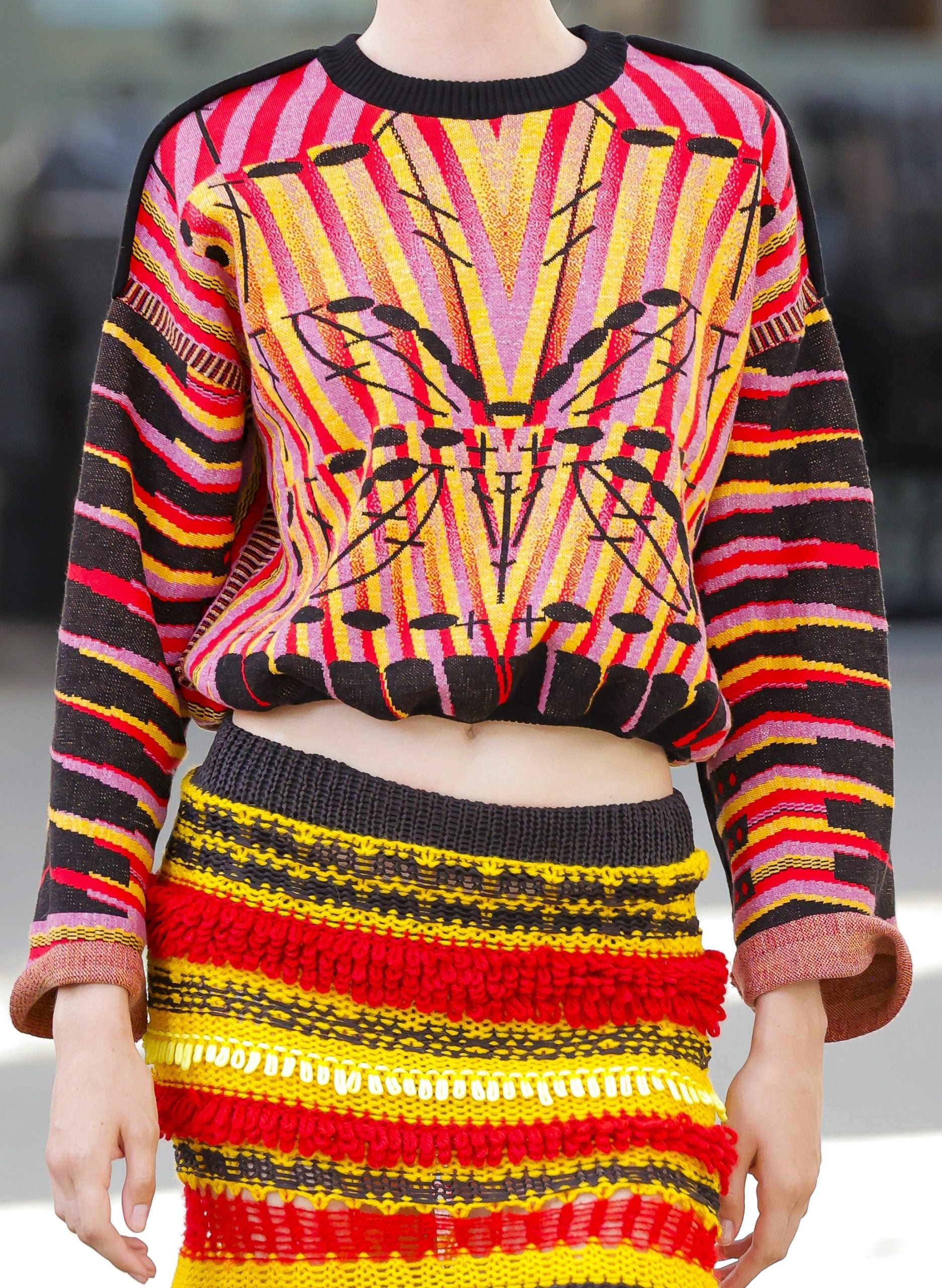 Knitwear Jacquard Butterfly Sweater image 0