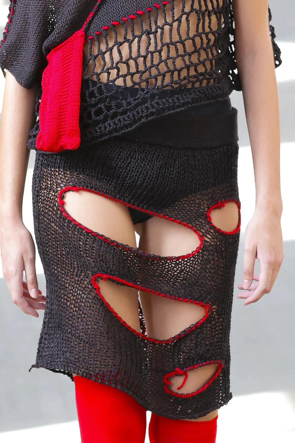 Knitwear Short Skirt knitted by hand machine image 0