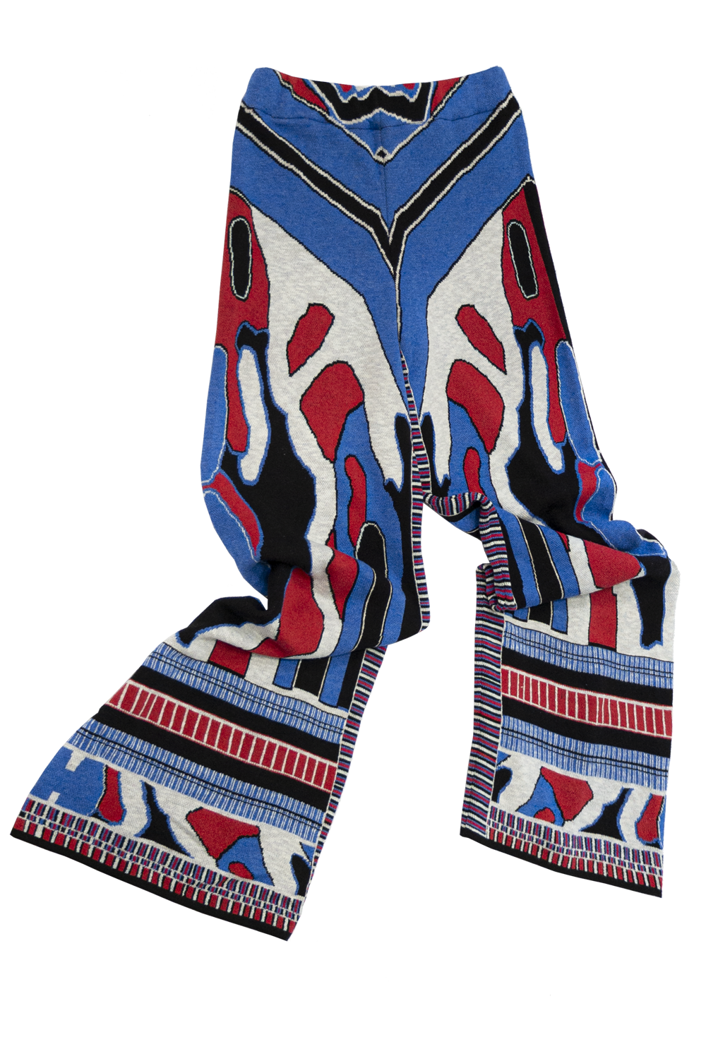 Knitwear Jacquard Male Trousers image 5
