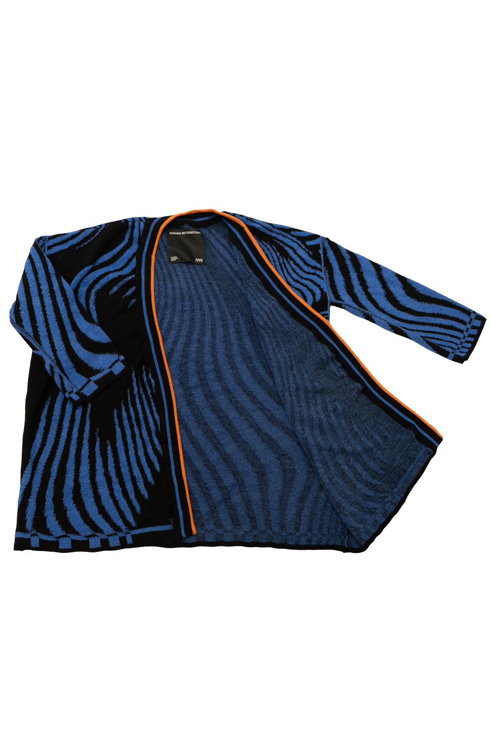 Knitwear Jacquard Cardigan with shoulder pads image 2